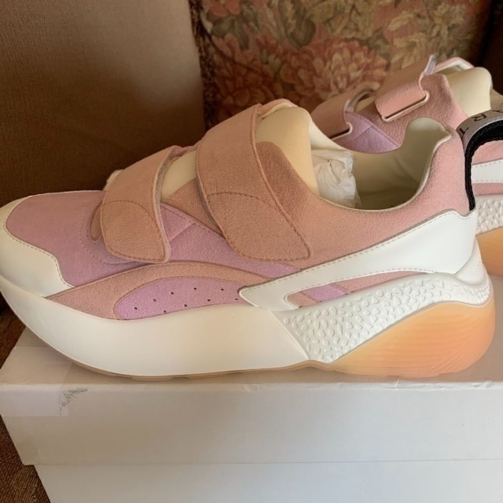 NWT Stella MCCARTNEY AUTHENTIC ECLIPSE  WHITE/PINK WOMAN SNEAKERS EU 40 … - Picture 15 of 16